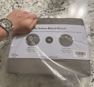 miracle sheets testimonial Justin R.